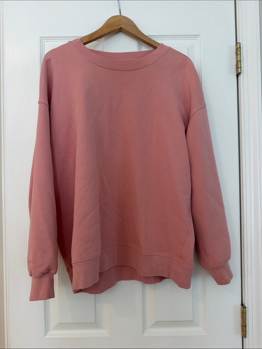 Lululemon Perfectly Oversized Crew Dusty Pink Pullover Sweatshirt